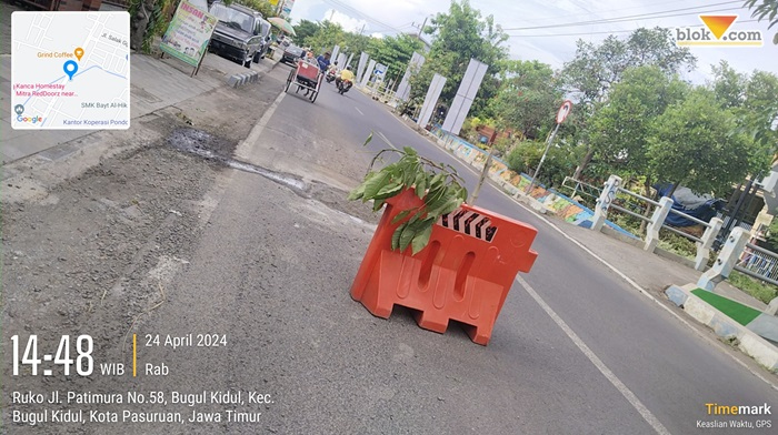 Galian di Jalan Patiunus Kota Pasuruan Ditutup, PDAM Tak Temukan Titik Kebocoran