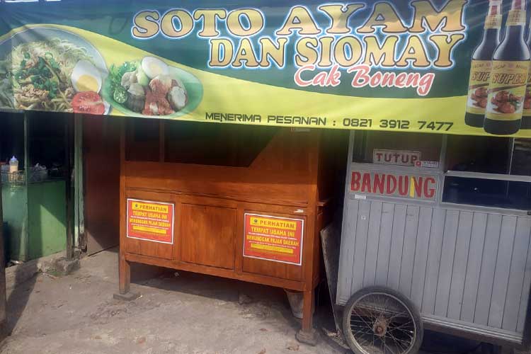 Soto Cak Boneng yang Sempat Viral Kini Menghilang, Begini&nbsp;Sebabnya