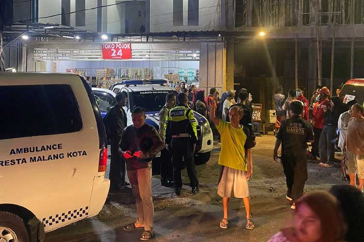 Diduga Serangan Jantung, Pemotor Tewas Usai Tabrak Pedagang Sempol di Kedungkandang Malang