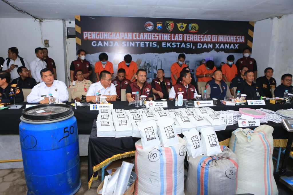 Warga Bekasi Operasikan Pabrik Narkoba Terbesar di Indonesia di Kota Malang