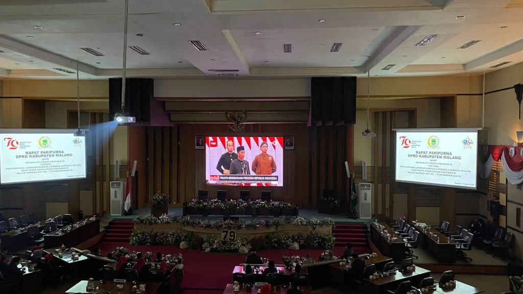 DPRD dan Bupati Malang Simak Pidato Presiden, Bahas Laporan Kinerja Lembaga&nbsp;Negara