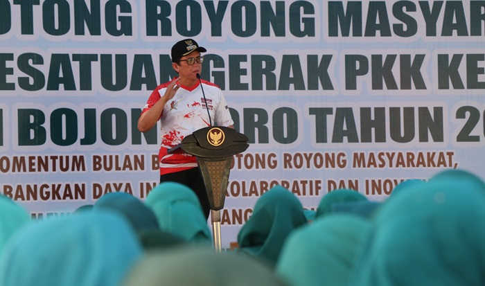 Puncak Peringatan BBGRM, Pj Bupati Bojonegoro: Tingkatkan Rasa Kepedulian Lingkungan dan&nbsp;Sesama