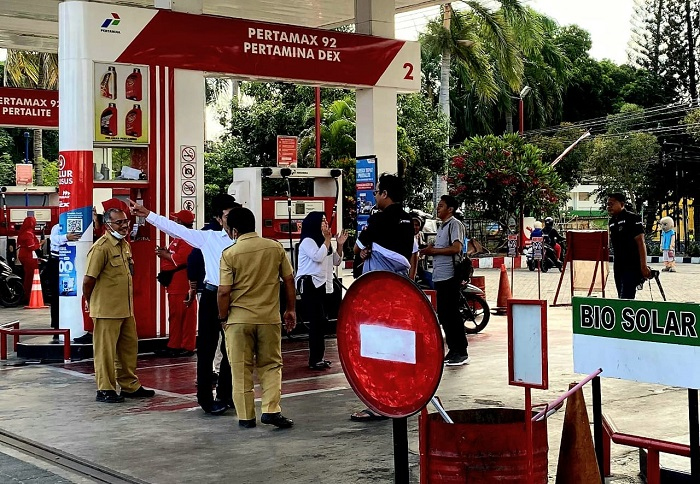 BBM Sempat Kosong, Polres Blitar Kota Cek Langsung ke Sejumlah&nbsp;SPBU