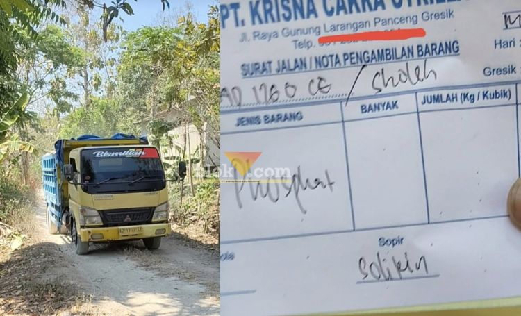 PT KCC Diduga Menambang Fosfat Ilegal di Gresik, Bertahun-tahun Tak Terjamah Hukum